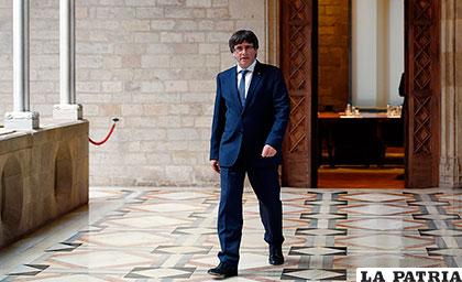 Carles Puigdemont, candidato a la presidencia de la región española de Cataluña /latribuna.hn