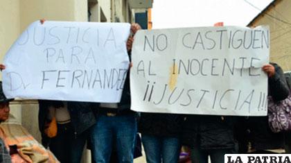 Familiares de Fernández piden justicia /ANF