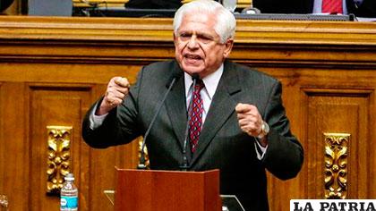 Opositor Omar Barboza, presidente del Parlamento venezolano