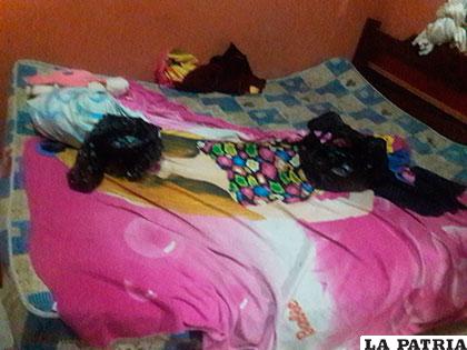Al lado de la cama, la madre ocultó a su bebé sin vida