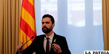 El anuncio fue dado por el presidente del Parlamento catalán, Roger Torrent /El Tiempo