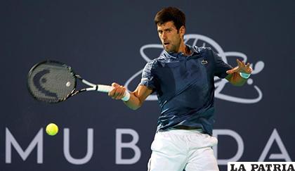 Novak Djokovic hizo una buena labor el fin de semana en Abu Dabi /atlantico.net