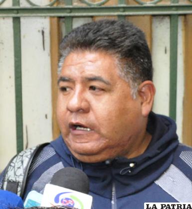 El presidente de San José, Wilson Martínez /FERNANDO RODRÍGUEZ LA PATRIA
