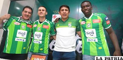 Durante la presentación de los refuerzos de Oriente Petrolero / DIEZ