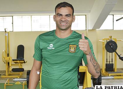 Dany Cure, ayer cumplió su primer entrenamiento con el 