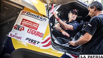 El español Carlos Sainz espera realizar una buena competencia en el Rally Dakar 2019 /AS