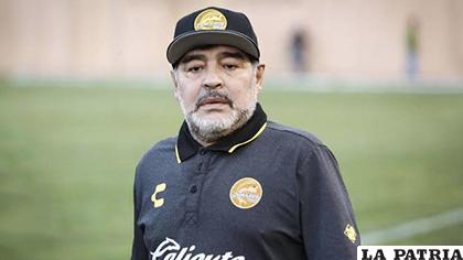 Diego Armando Maradona expresa su apoyo a Rodrigo Mora /noticiassin.com