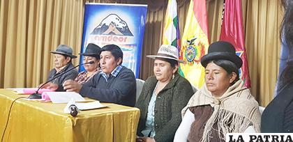 Directorio de Amdeor pide más proyectos para Oruro mediante Bolivia Cambia Evo Cumple /LA PATRIA