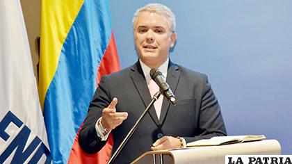 El presidente de Colombia, Iván Duque/ INFOBAE