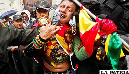Miles de bolivianos protestas en las calles de La Paz contra el Presidente Evo Morales/Reuters