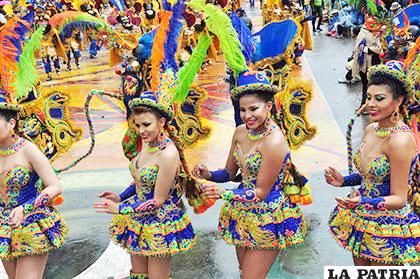 A pocas semanas del Carnaval de Oruro 2019/ LA PATRIA/Archivo