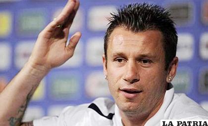 Antonio Cassano, exjugador del Real Madrid