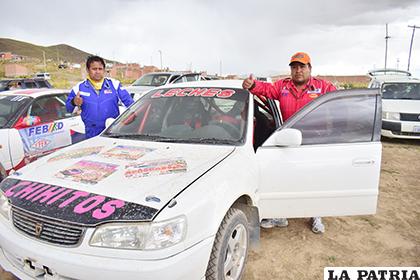 Jaime Choque (derecha), campeón en la R1B junto a David Viza /Reynaldo Bellota - LA PATRIA