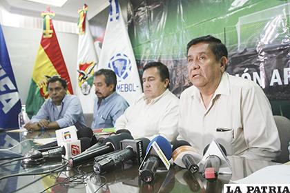 Salinas durante el anuncio de la nominación del nuevo Seleccionador /APG