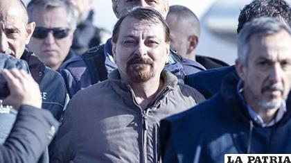 Cesare Battisti ya se encuentra preso en Italia desde ayer / corriere.it.