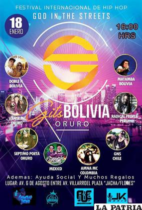 Festival internacional gratuito para todo Oruro /Corazón Joven