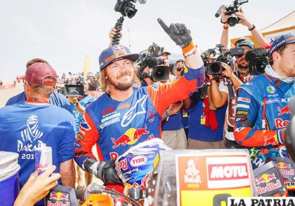 Toby Price fue el gran vencedor en motos / dakar.com