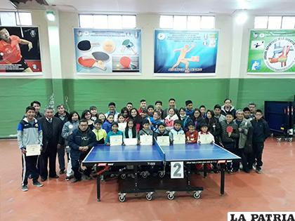 Los mejores del tenis de mesa de la gestión 2018 en todas las categorías serán premiados /GENTILEZA GUSTAVO CORTEZ