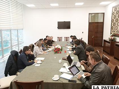 Comité interministerial reunido en recientes días /MINISTERIO DE GOBIERNO