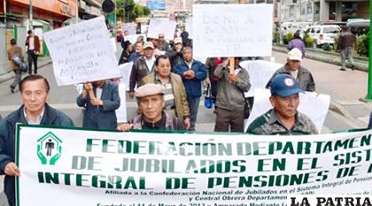 Una pasada movilización de los jubilados / El Diario