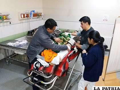 La labor en el Hospital Oruro - Corea fue intensa / LA PATRIA