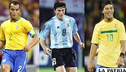Ronaldinho, Zanetti y Cafú figuras del pasado estarán en el sorteo /libero.pe