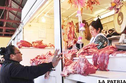 Proveedoras de carne, mercado Campero
