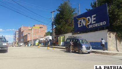 El frontis de las instalaciones de Ende deOruro en la zona Sur de la ciudad /ENDE