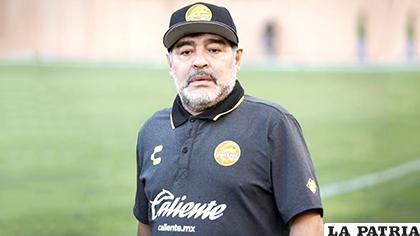 Diego Maradona, volvió a asumir el mando de los Dorados de Sinaloa/EUROSPORT