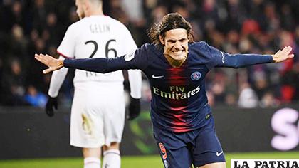 Cavani condujo al PSG a un nuevo triunfo en la Ligue 1 /as.com