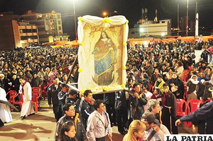 Población es convocada a participar de la procesión de la Virgen de Candelaria /LA PATRIA /ARCHIVO