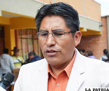 Félix Patzi, gobernador de La Paz y candidato presidencial del MTS /ANF