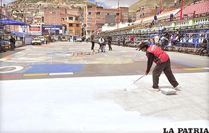 Los trabajos que se realizan para el Carnaval llegarán a costar casi Bs. 20 millones /LA PATRIA /ARCHIVO