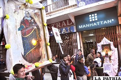 Procesión por la Virgen del Socavón reúne a más de 6 mil personas/ LA PATRIA ARCHIVO