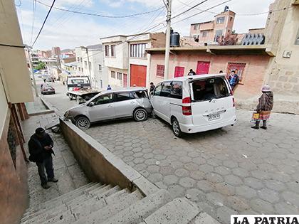 El incidente de la calle Tarija / LA PATRIA)