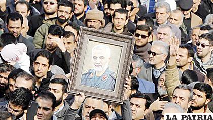 Cuadro del comandante iraní Qasem Soleimaní, muerto por EE.UU./elinformador.com.co
