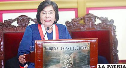 Marianella Ledesma asumió como presidenta del Tribunal Constitucional de Perú /limay.pe 