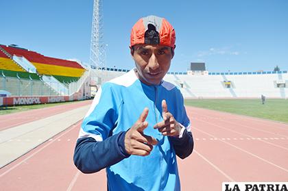 Daniel Toroya, atleta orureño /LA PATRIA /ARCHIVO
