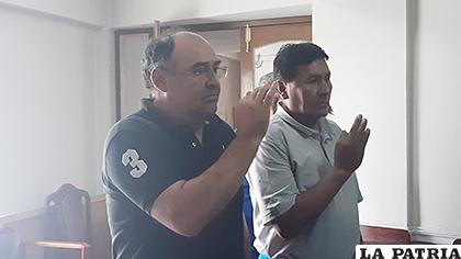 Cristóbal Arcos (der.) asumió la vicepresidencia /cortesía COB
