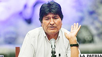 Evo Morales está refugiado en Argentina /Télam
