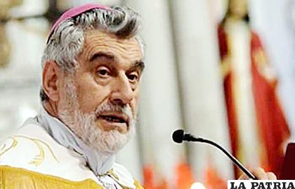 El arzobispo de Santa Cruz, monseñor Sergio Gualberti /erbol.com.bo
