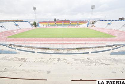 Hay poco tiempo para efectuar los arreglos en el estadio 