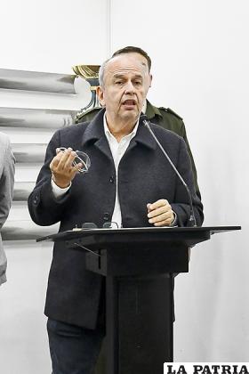 El ministro de Gobierno, Arturo Murillo /APG