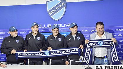 Bolívar, hizo la presentación oficial de su técnico y los refuerzos /APG
