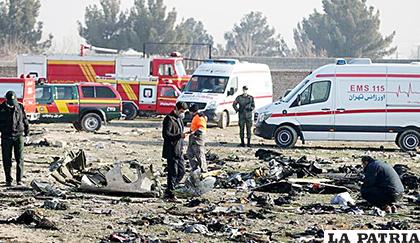 La caída del Boeing 737-800 de la aerolínea Ukraine International coincidió con el bombardeo de Irán contra dos bases en Irak /EFE

