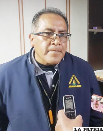 Representante del Colegio de Ingenieros Agrónomos filial Oruro, Hugo Flores /LA PATRIA
