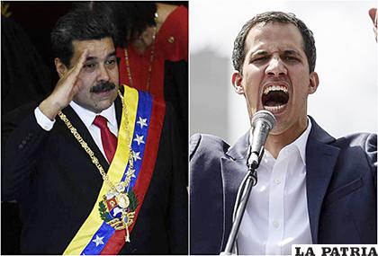 El presidente venezolano, Nicolás Maduro y el líder opositor Juan Guaidó /eluniversal.com