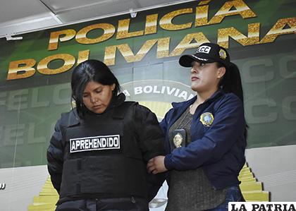 La Policía aprendió a Elba Terán, cocalera relacionada con el narcotráfico en 2008 /APG