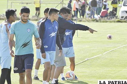 Durante el entrenamiento de los 