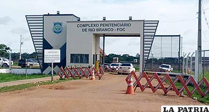 El centro penitenciario de donde se fugaron los presos en Brasil
